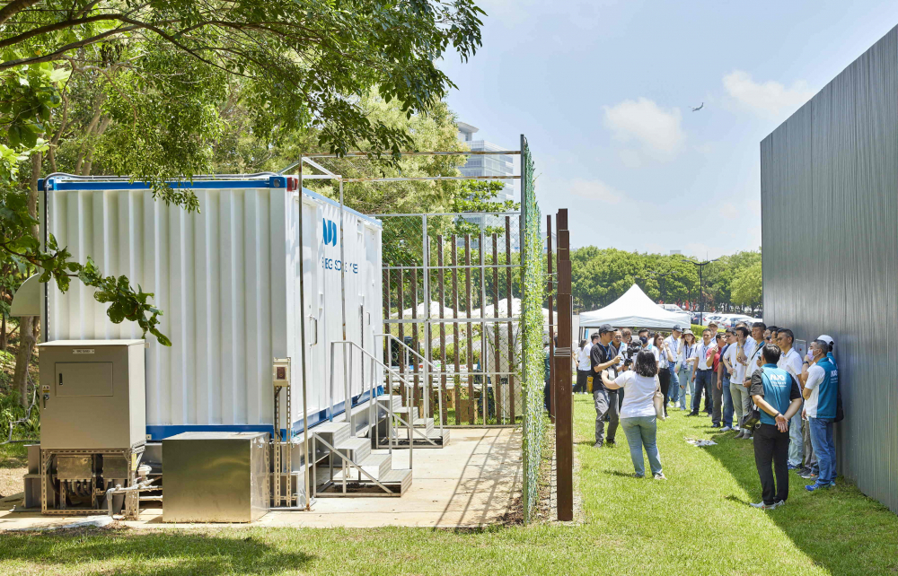 AG旗舰厅 (中国大陆) 西大墩窯文化館建置屋頂全綠電及儲能櫃，為兼具創能儲能的永續綠能場域