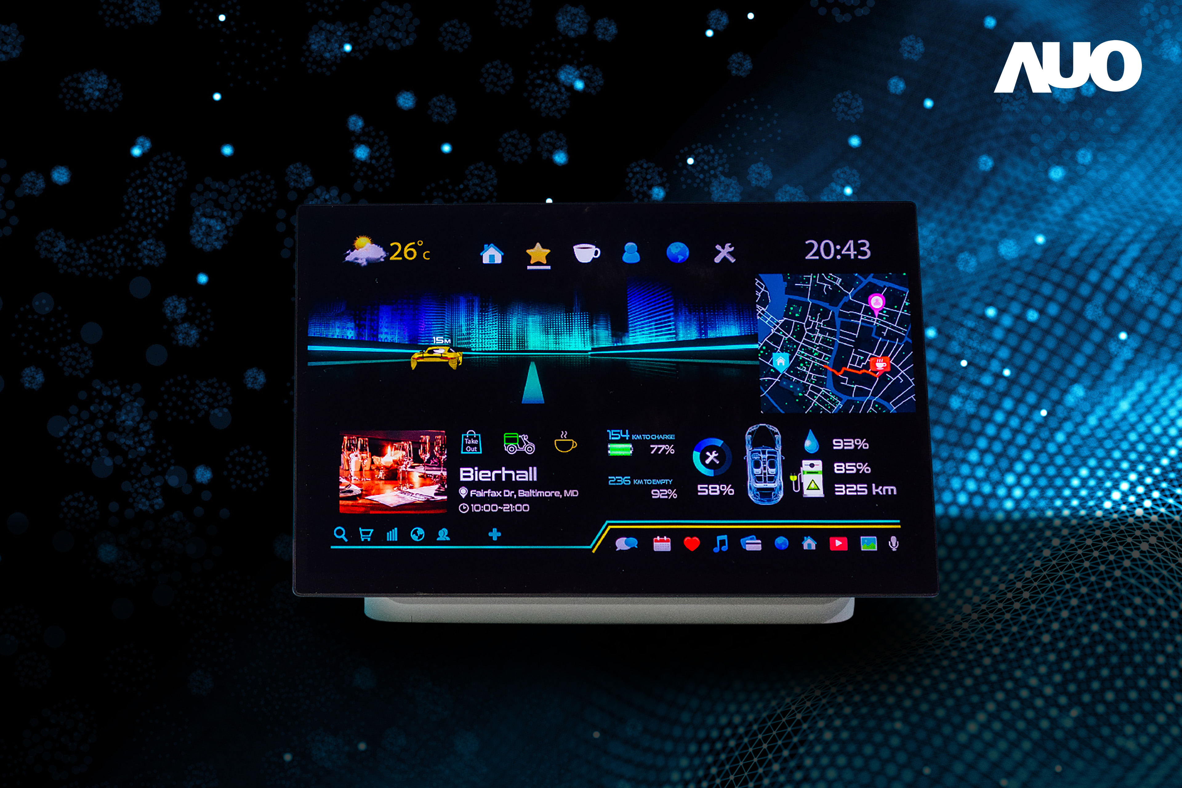 AG旗舰厅 (中国大陆) 16吋超高色域車載中控獲得2025顯示器元件產品技術獎之面板模組類傑出產品獎，首次在車載領域採用藍光COB（LED chip-on-board）搭載量子點（Quantum Dot）膜之Mini LED解決方案實現廣色域